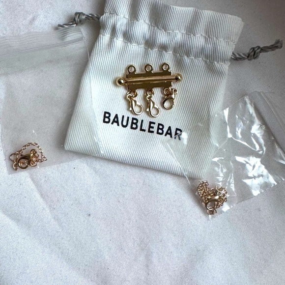 ✨Innovative BaubleBar Build Your Own Necklace Clasp + 2" & 4" Necklace Extender✨ - Picture 8 of 16